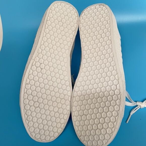 New Daisy Fuentes Tali white leather sneakers 8 1/2 - Picture 8 of 9